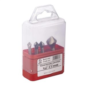 Kúpsüllyesztő készlet 3 élű 6.3-16mm 90° HSSE Bucovice 740803