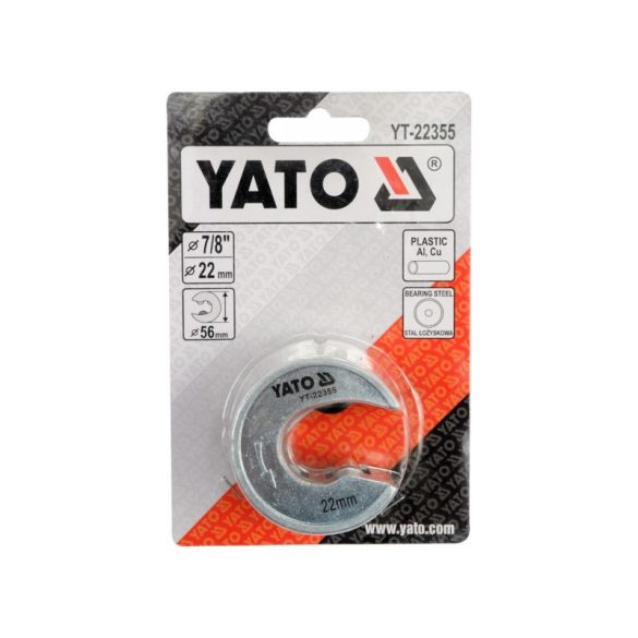 Csővágó 22mm (réz, alu, műanyag) Yato YT-22355
