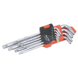   Imbuszkulcs készlet torx T10-T45-ig 9db. Tactix 206009/112824