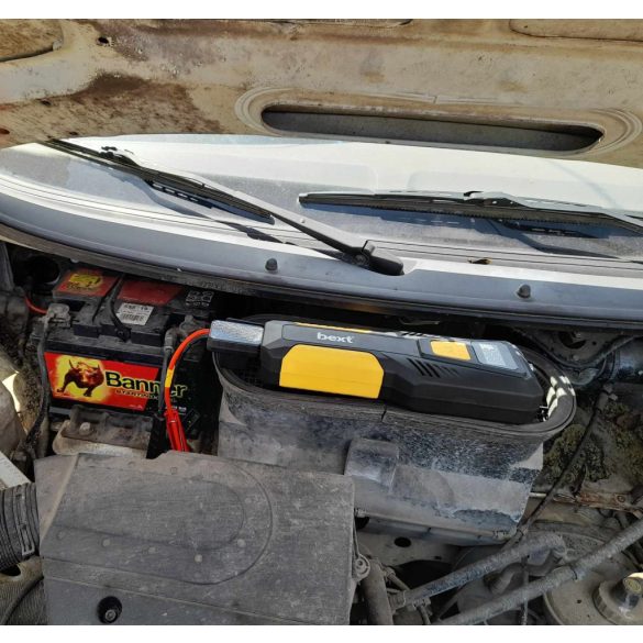 Autóindító jup starter és kompresszor 12000mAh BEXT BX-JK4204