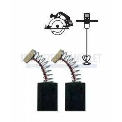   Szénkefe DED7922,7924-hez A140030, 15x10.8x6.4mm Dedra YSG001 