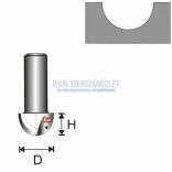 Felsőmarókés félköríves 3.97x6mm R2/8mm Dedra 07F061B