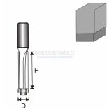 Felsőmarókés 13x50mm/8mm szinelőmaró, vezetőcsapággyal Dedra 07F091B 