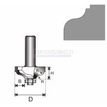 Felsőmarókés 38.6x15.9xR5.6mm/12mm Dedra 07F152C