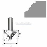 Felsőmarókés 28.6x11.7xR4.1mm/6mm Dedra 07F171A