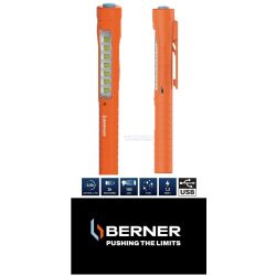 Led lámpa Pen Light 7+1, micro USB Berner 200559
